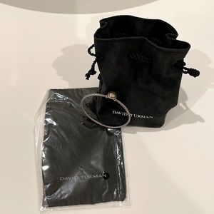 David Yurman Chatelaine Bracelet with 18K Gold, excellent condition.